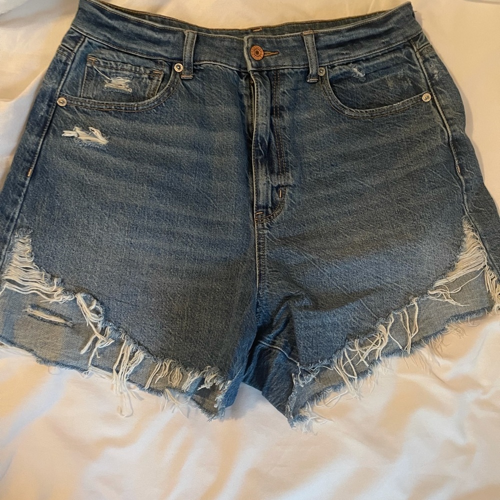American eagle mom denim shorts